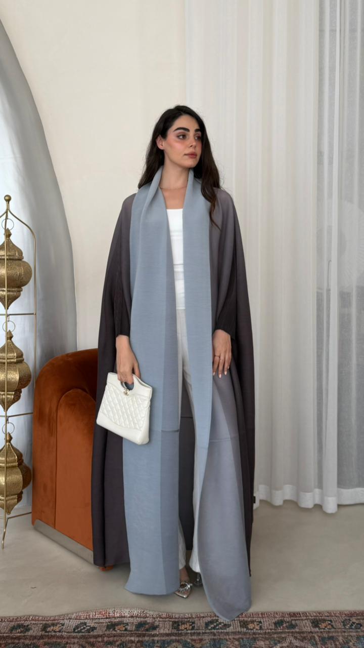 PLEATED ABAYA OMBRE - HANGER