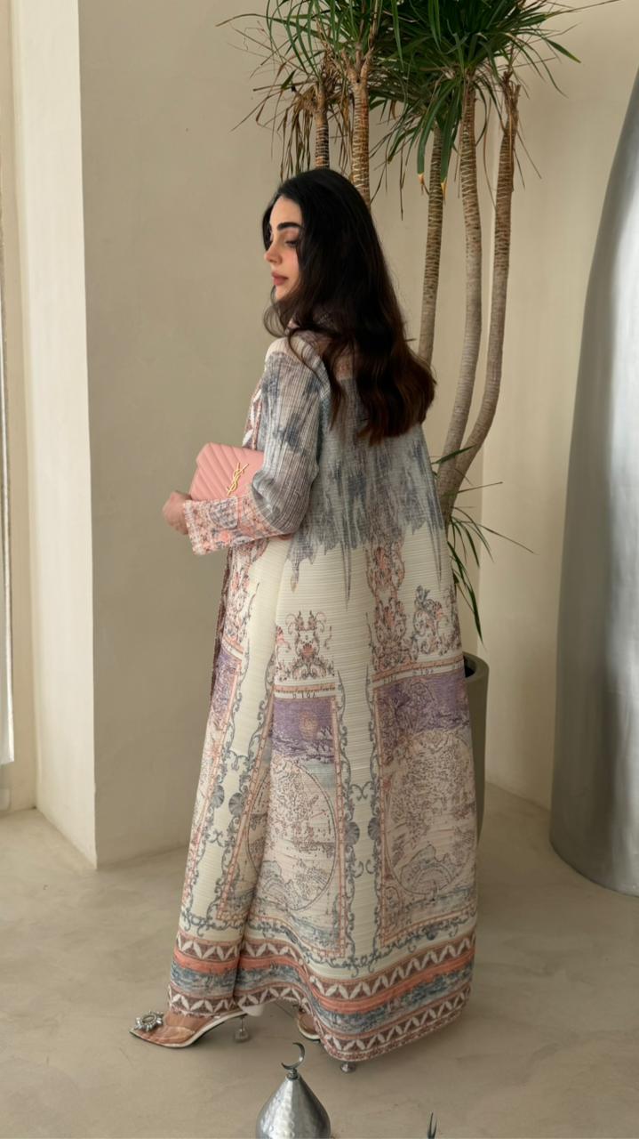 PLEATED ABAYA - HANGER