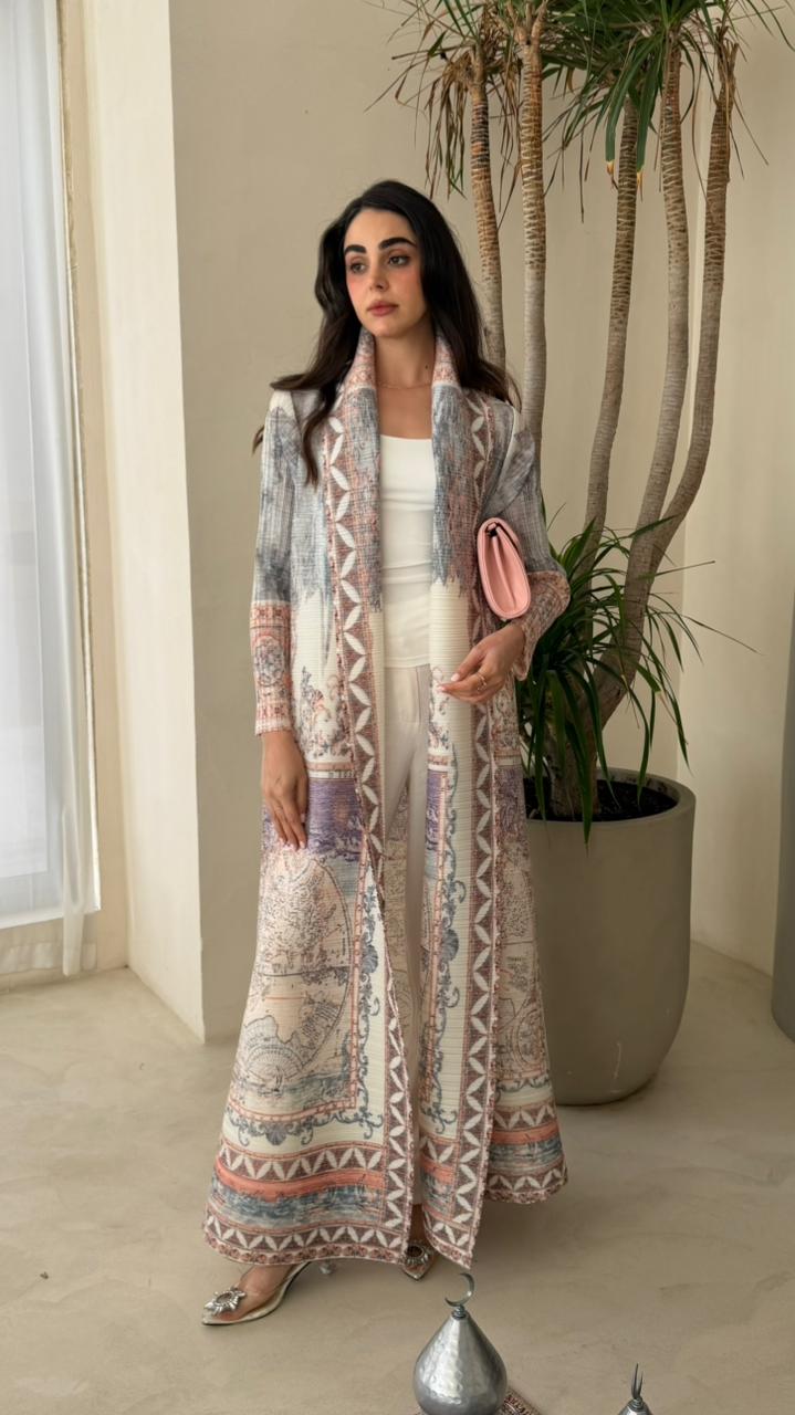 PLEATED ABAYA - HANGER