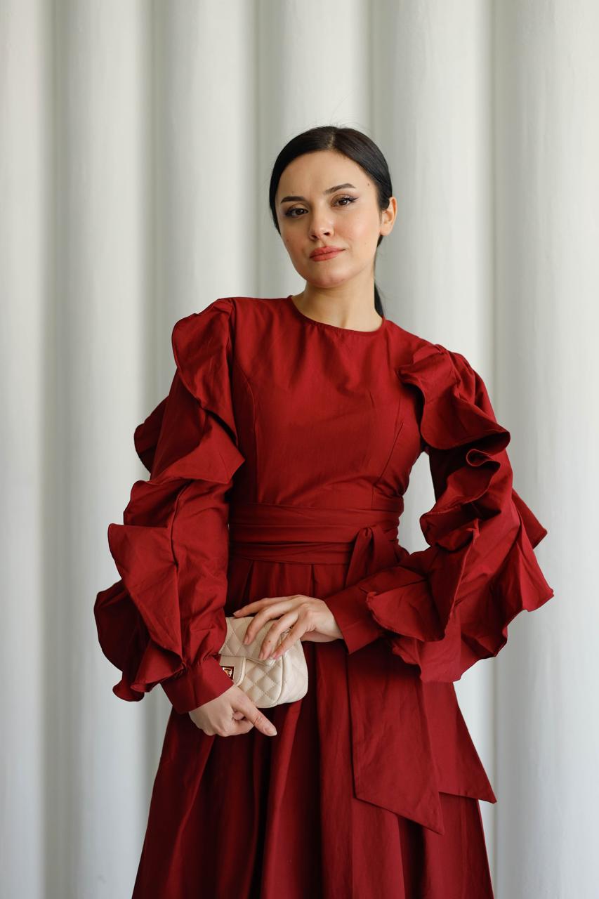 Belted dress MY 1076 - HANGER