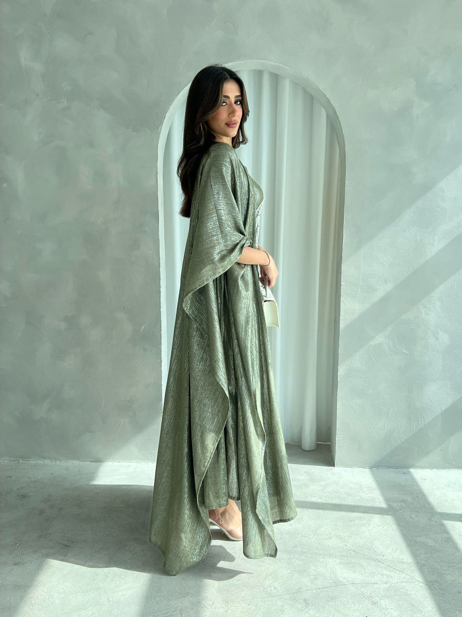 Kuwaiti abaya dress F 4181