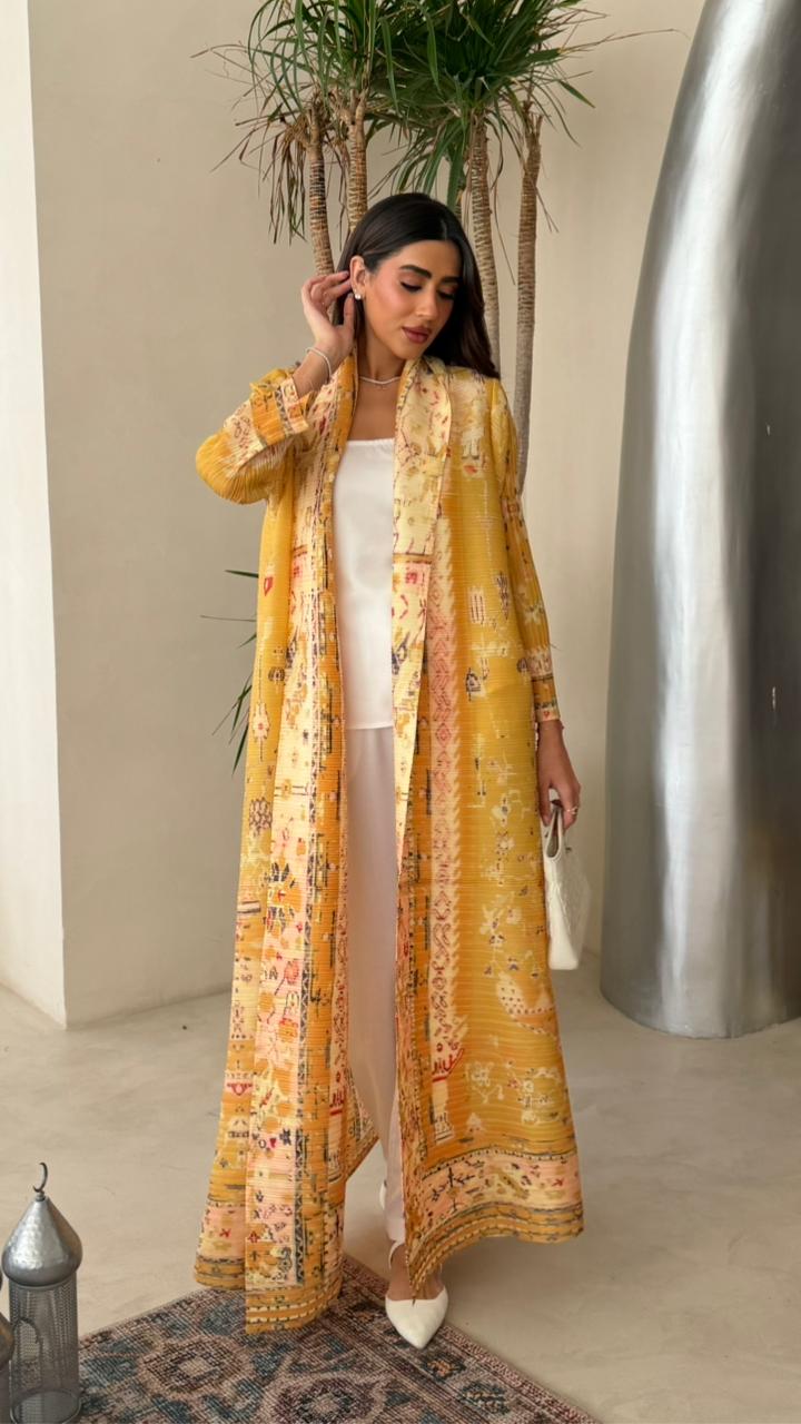 PLEATED ABAYA - HANGER