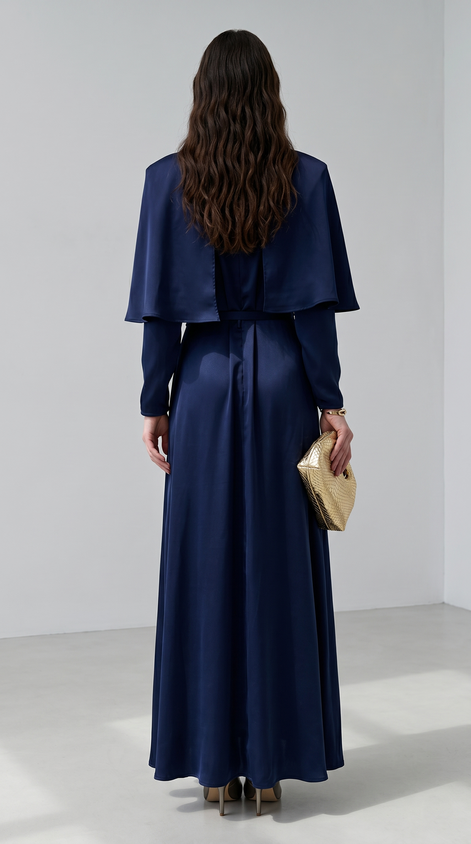 SATIN DRESS QH 3033 - HANGER