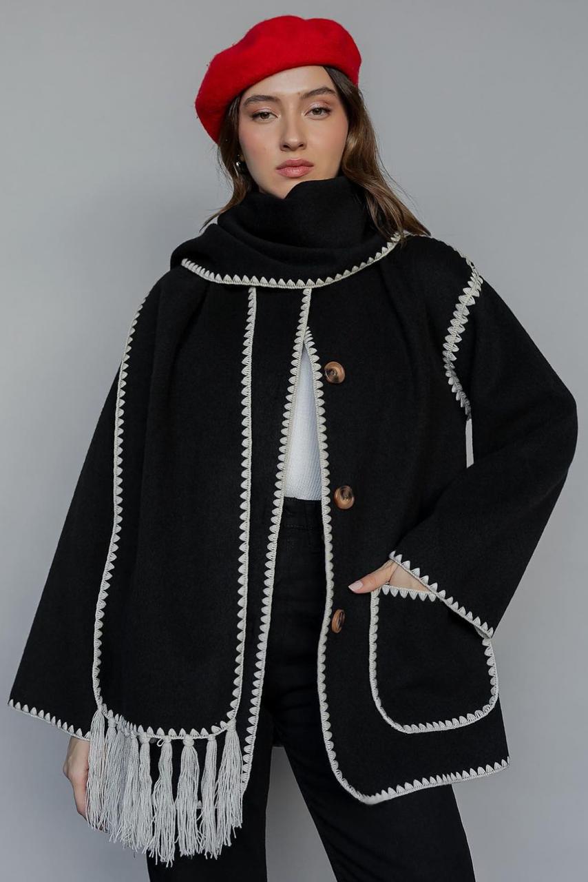 Scarf Cardigan 9869 KBN - HANGER