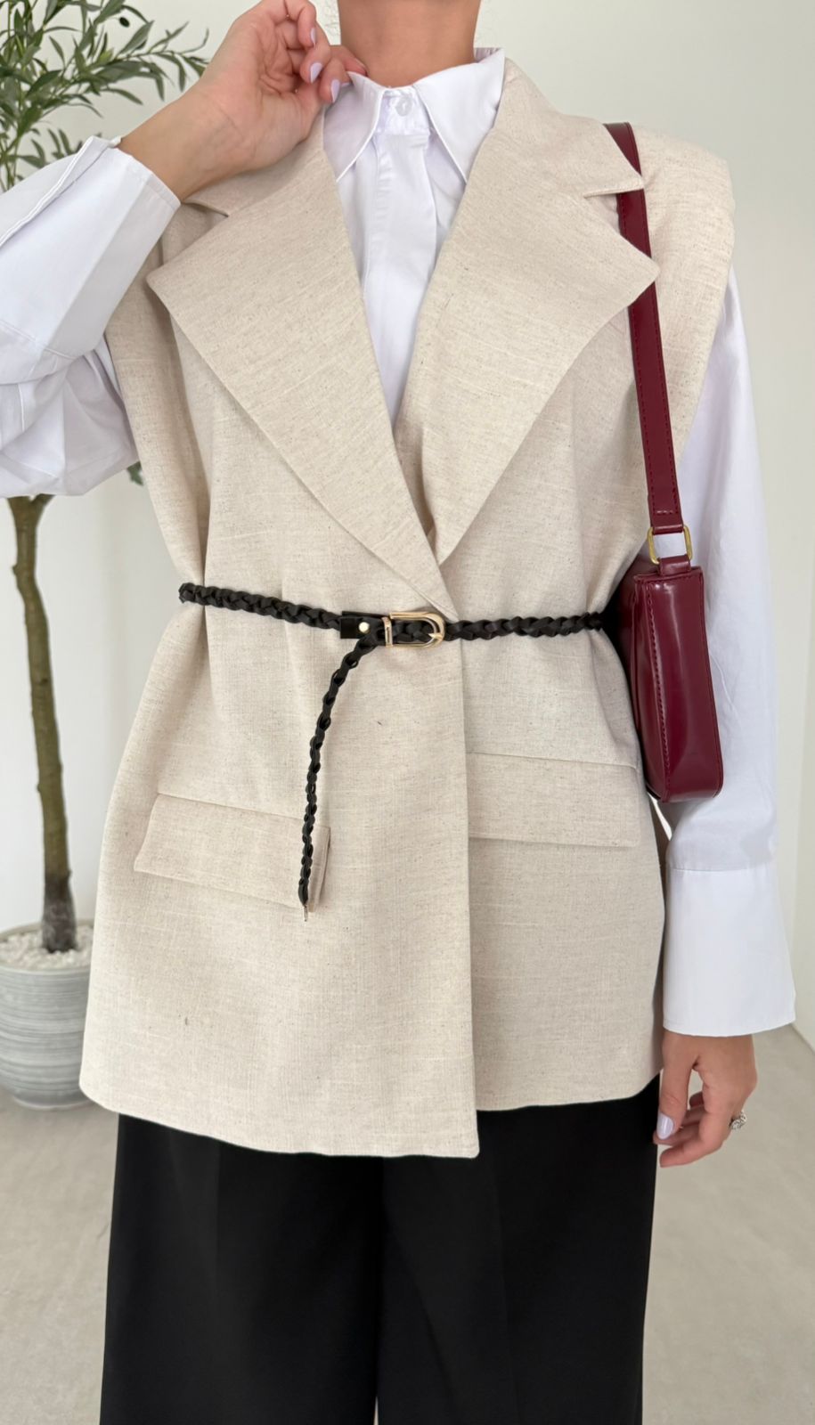 Cut Sleeve Blazer EF 7513