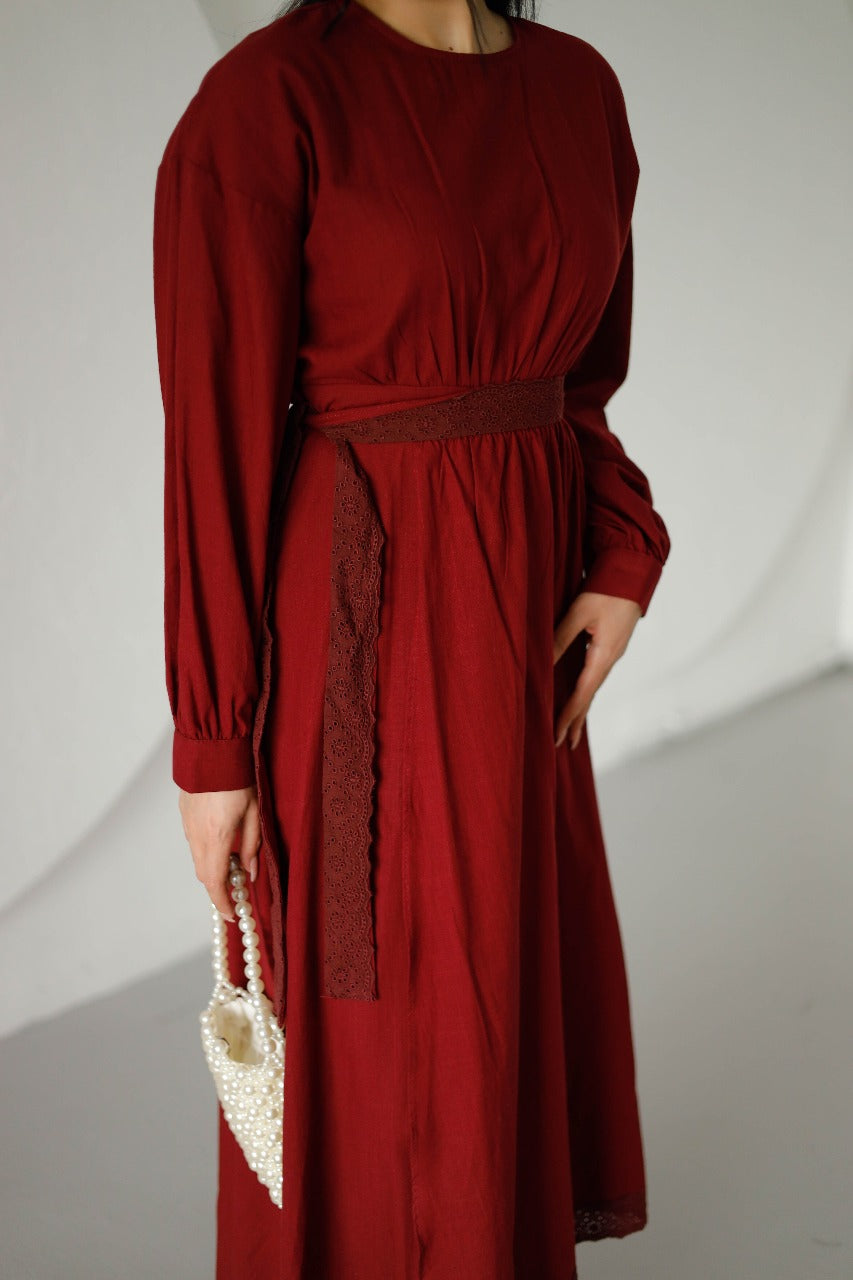 Belted Dress 6517 - HANGER