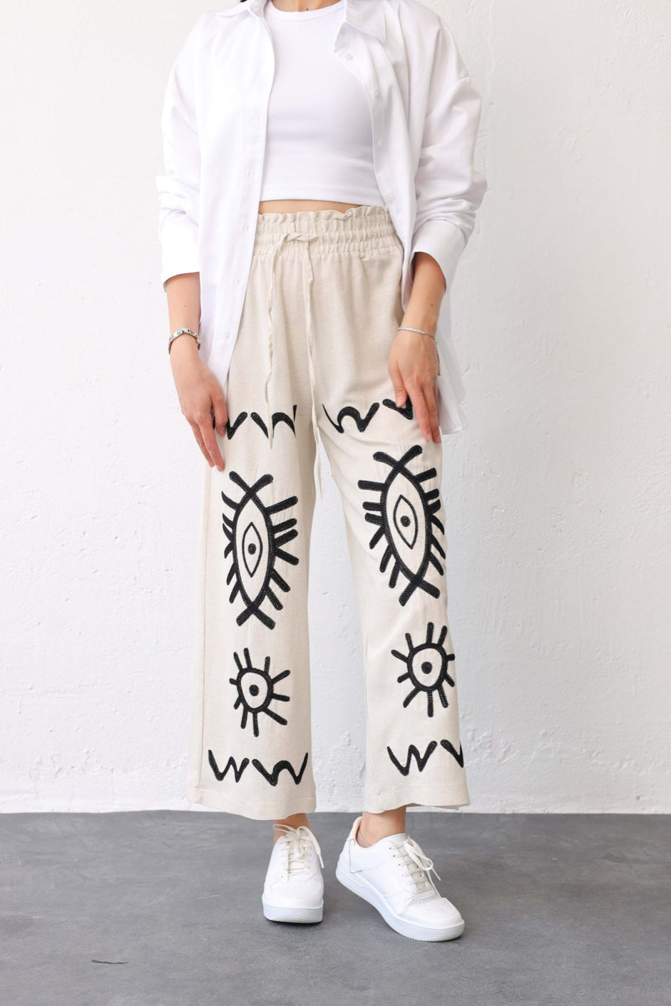 Patterned pant 40199 - HANGER