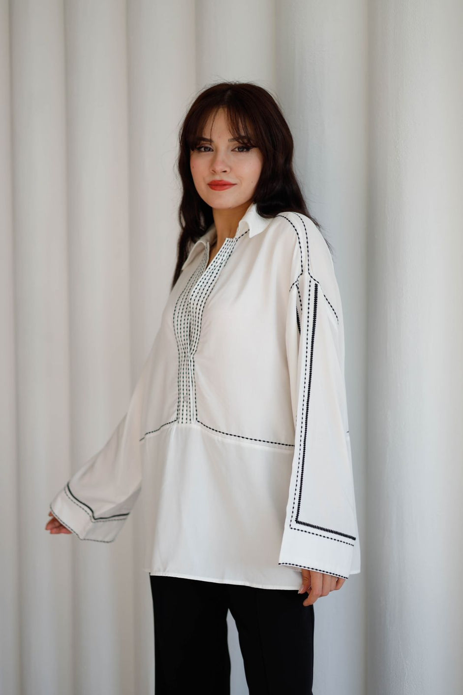Embroidered Shirt HFK100005 - HANGER