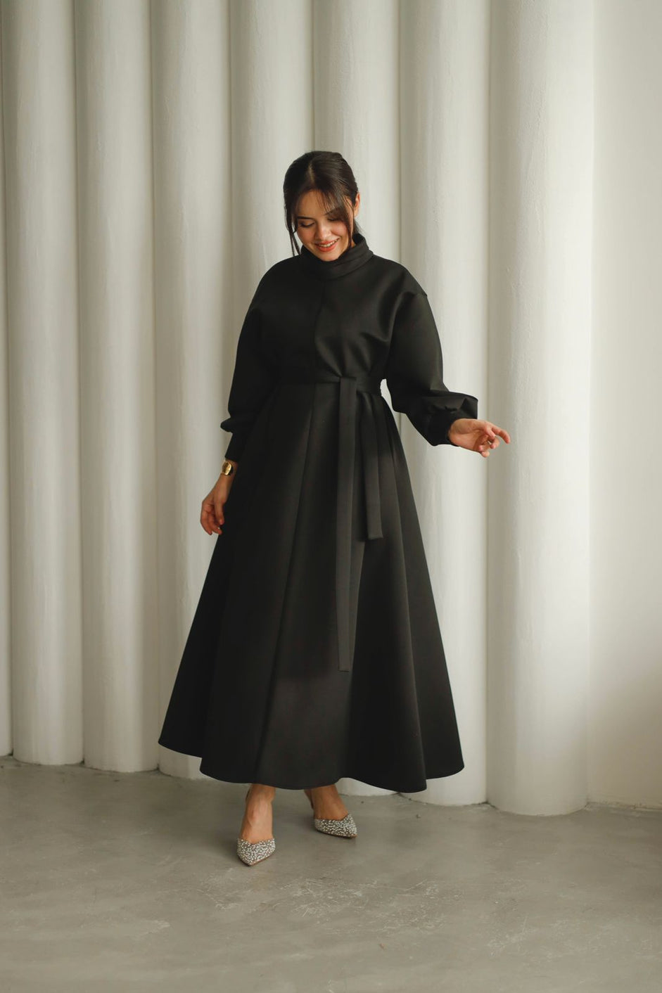 belted dress LN 2907