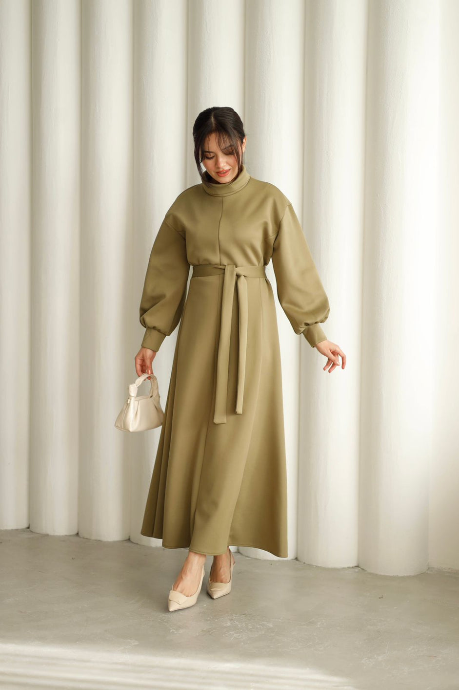 belted dress LN 2907