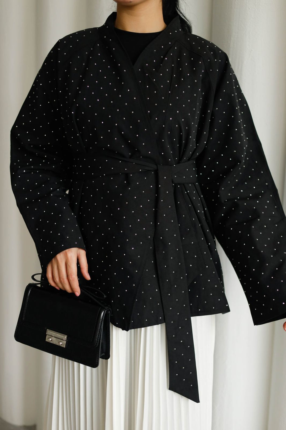 Detailed short jacket EX 2697