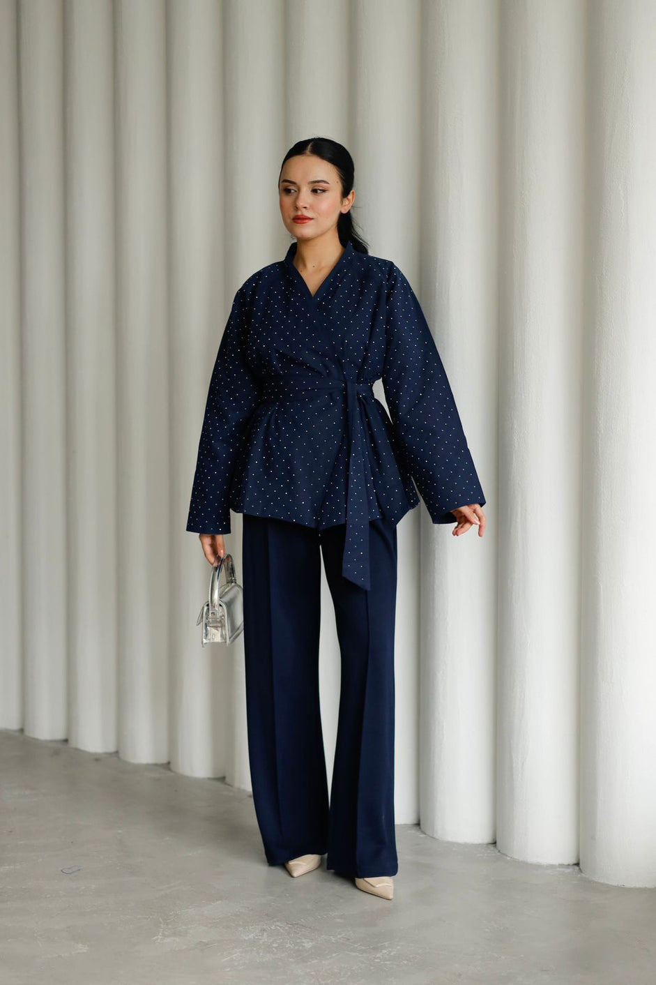 Detailed short jacket EX 2697