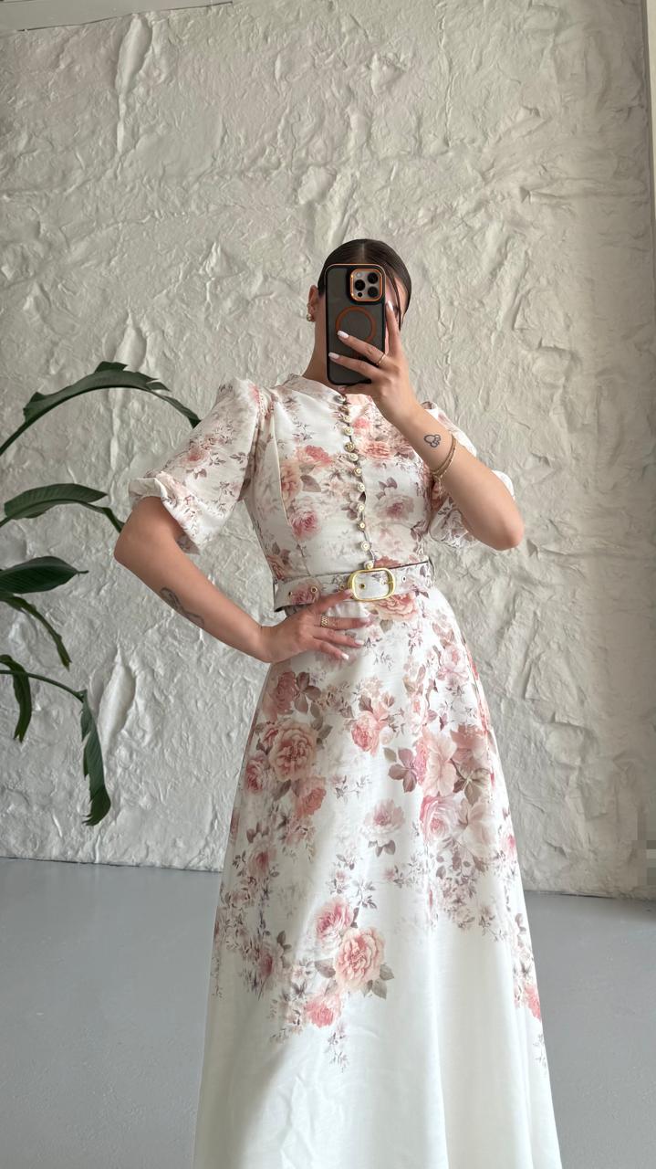 Belted dress WE628