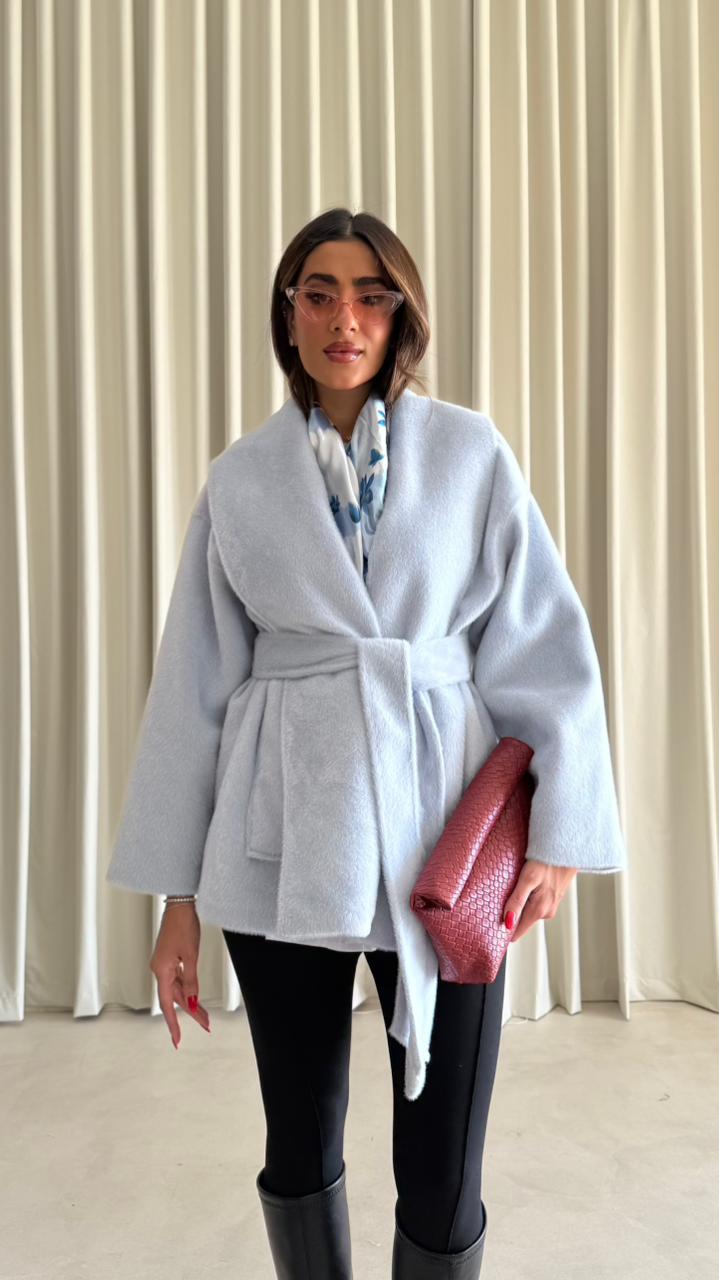 BELTED JACKET K-6164 - HANGER