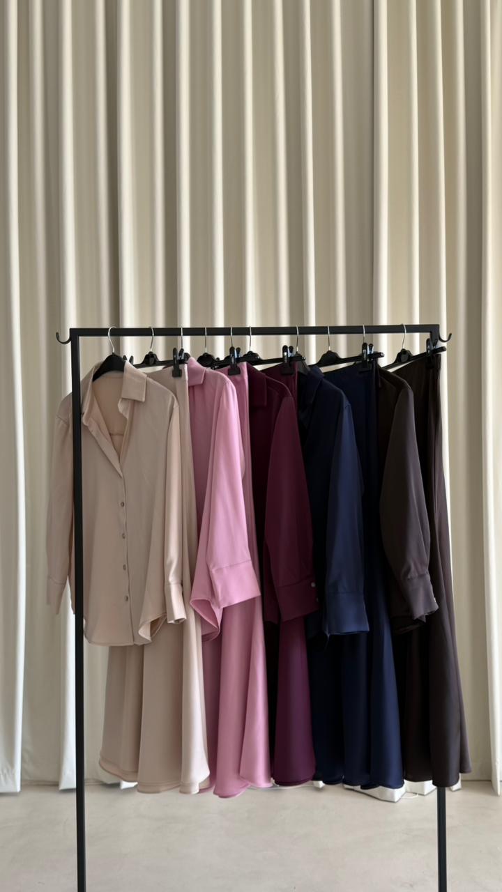SATIN SHIRT KNL02 - HANGER