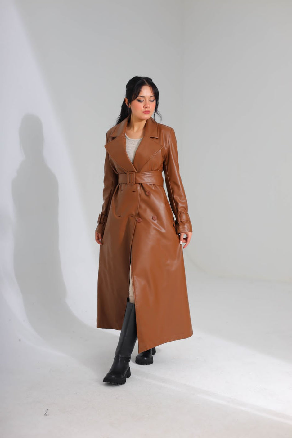 Leather coat 8217 - HANGER