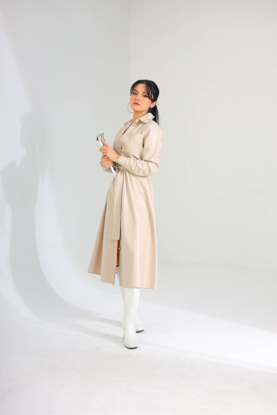 Leather dress 8283 - HANGER