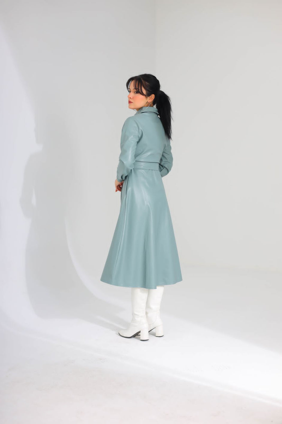 Leather dress 8283 - HANGER