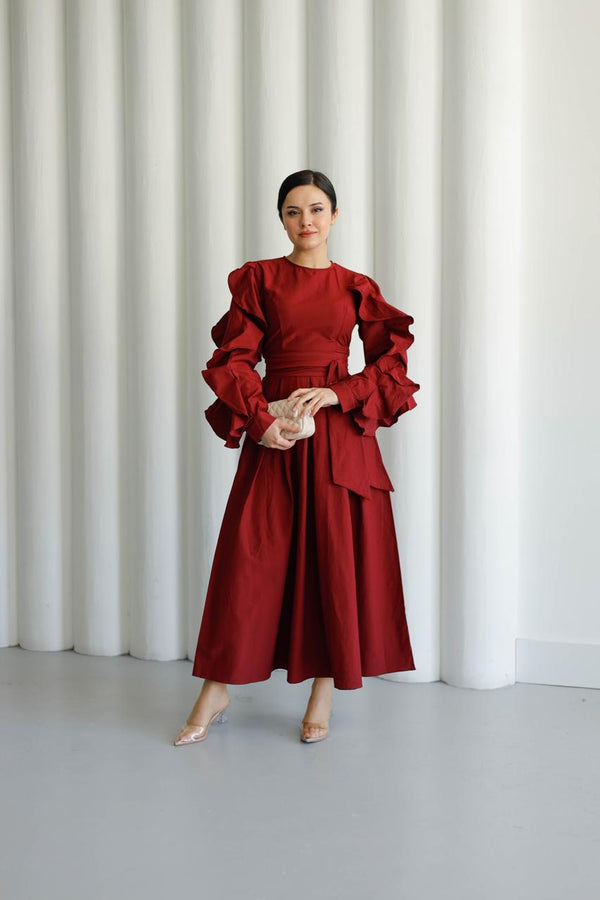 Belted dress MY 1076 - HANGER