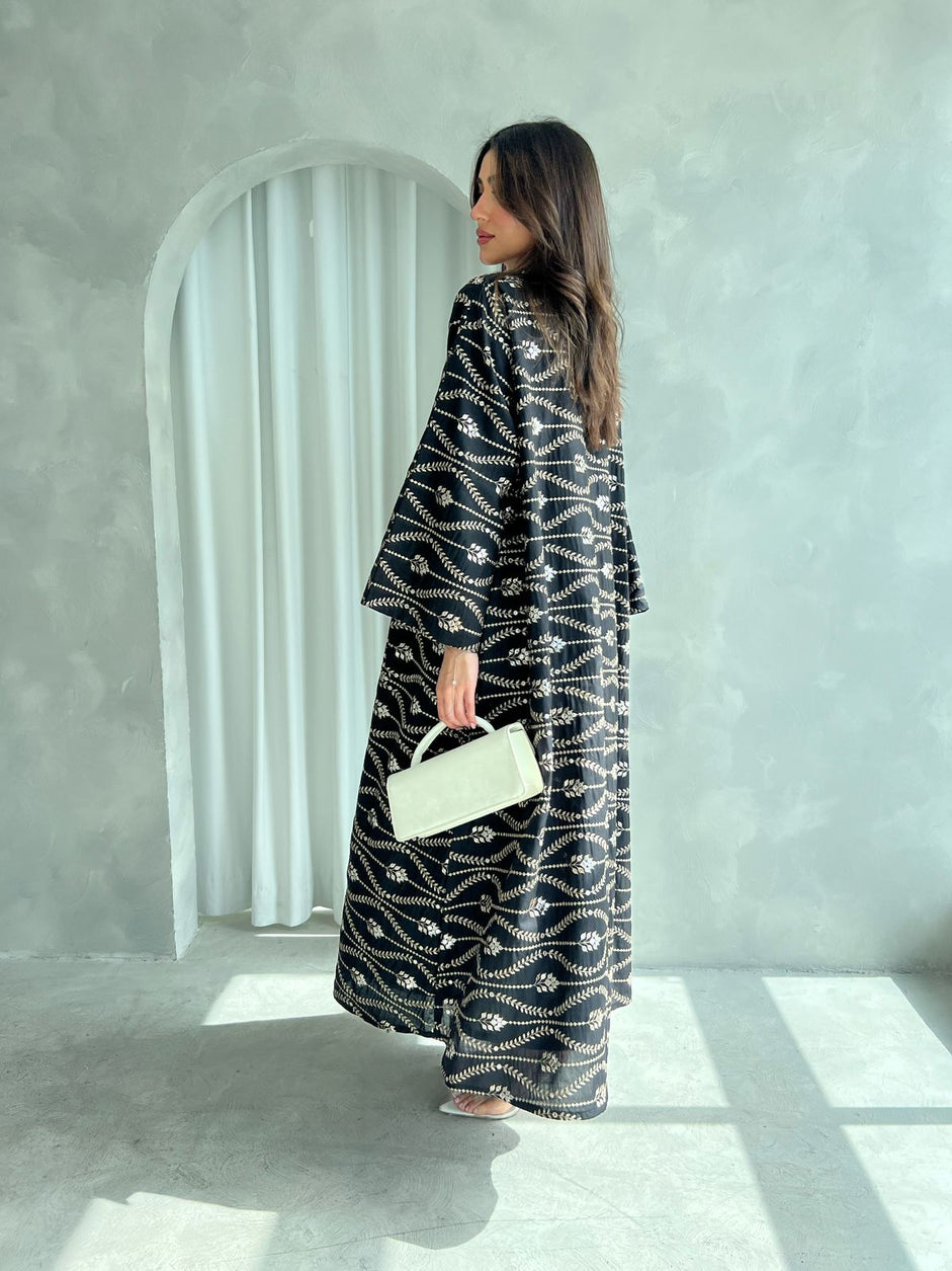 Kuwaiti abaya F 4113