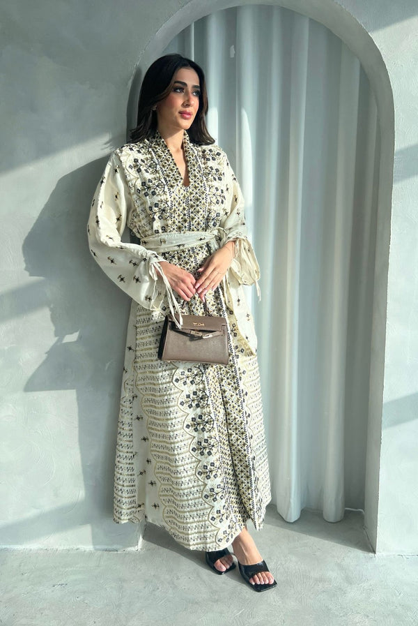 Kuwaiti abaya KO 6017