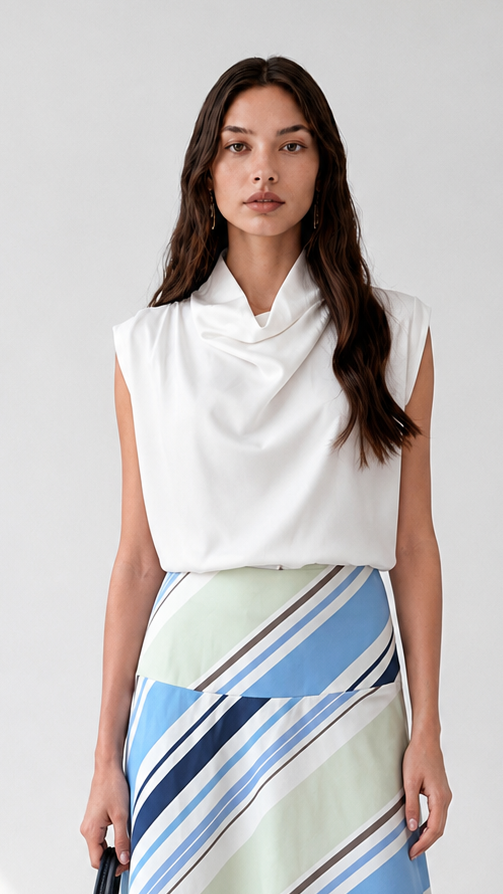 Satin Blouse 260534 - HANGER