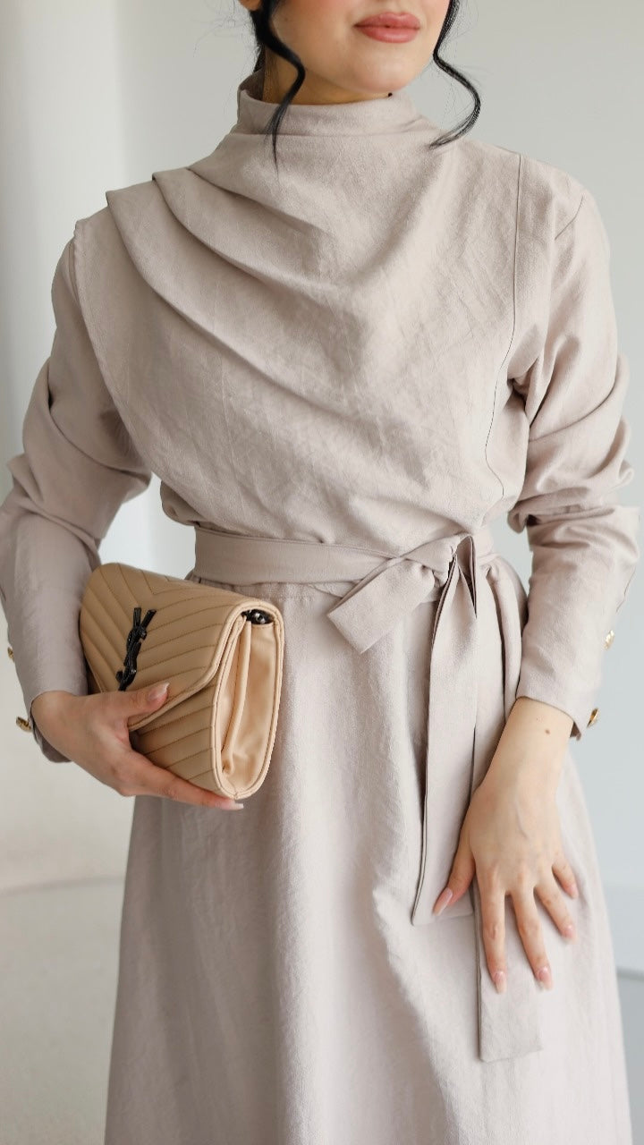 Belted Dress SOV 101115