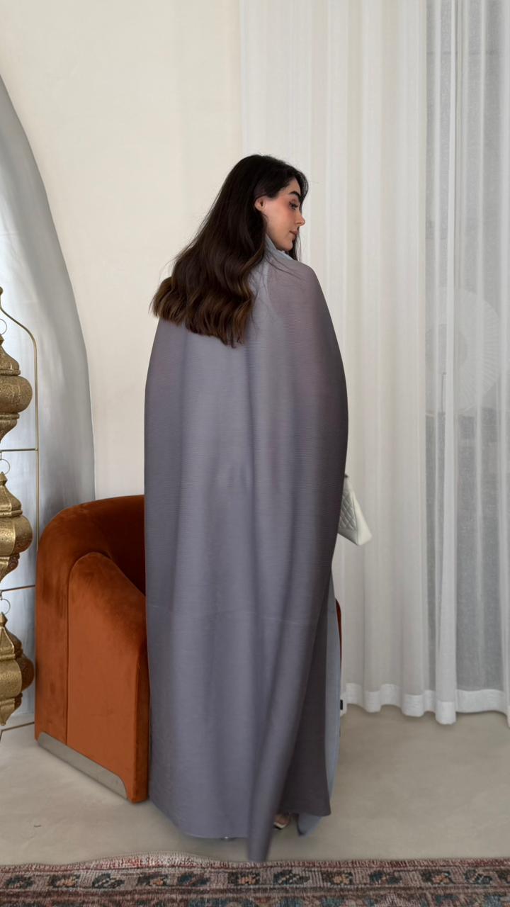 PLEATED ABAYA OMBRE - HANGER