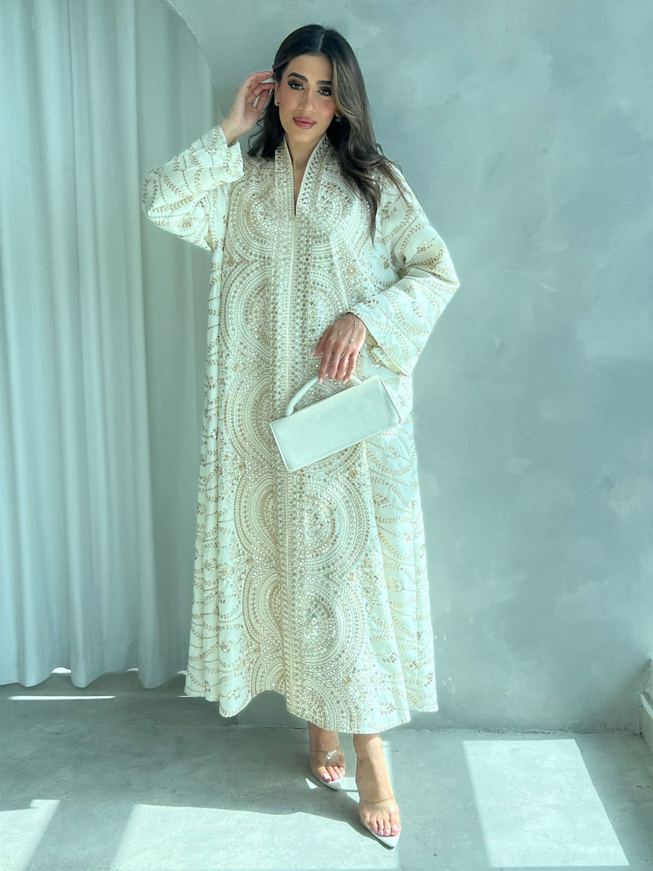 Kuwaiti abaya F 4113