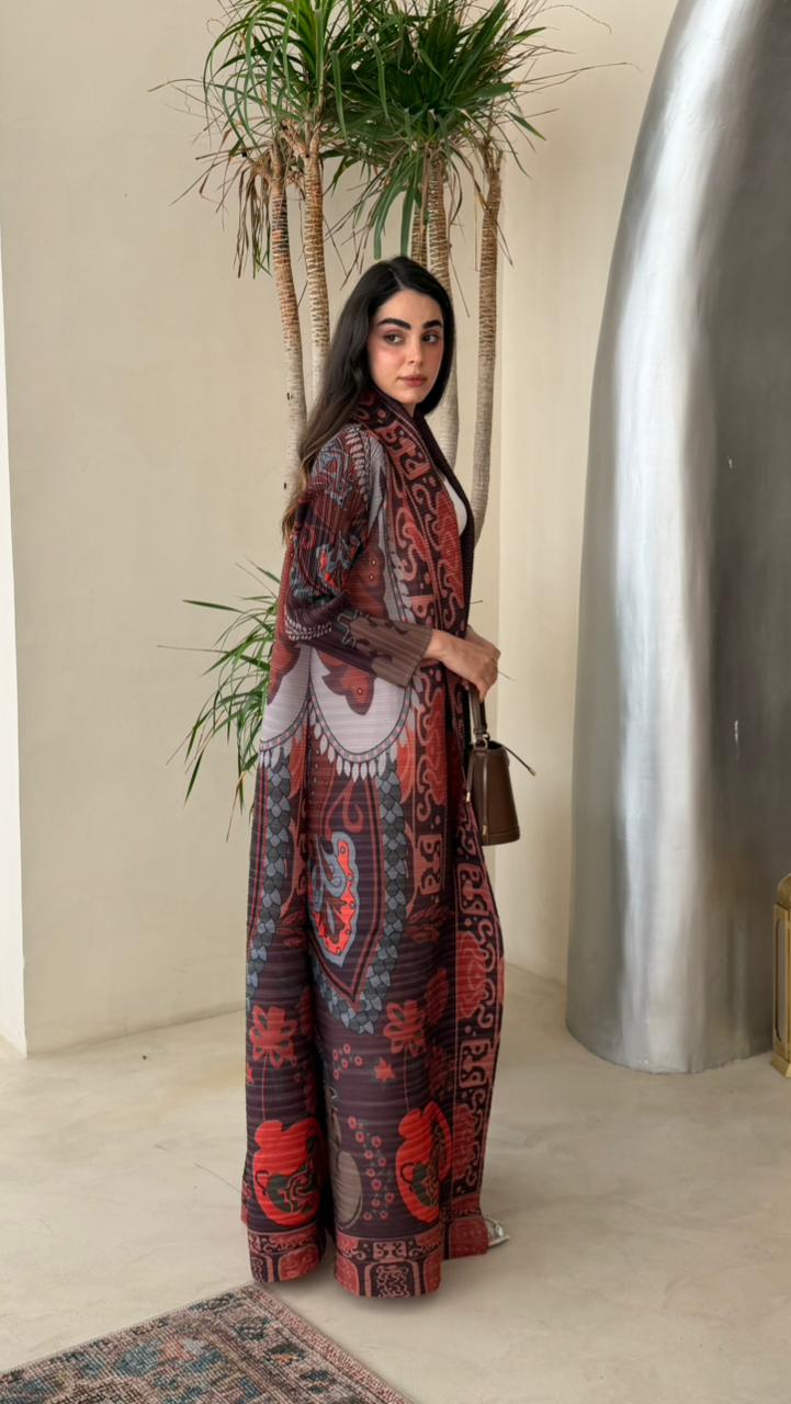 PLEATED ABAYA - HANGER