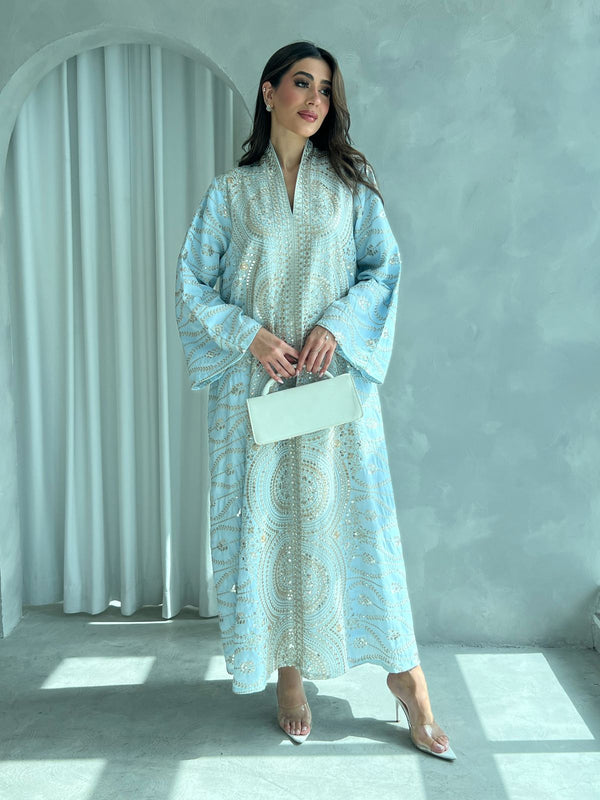 Kuwaiti abaya F 4113