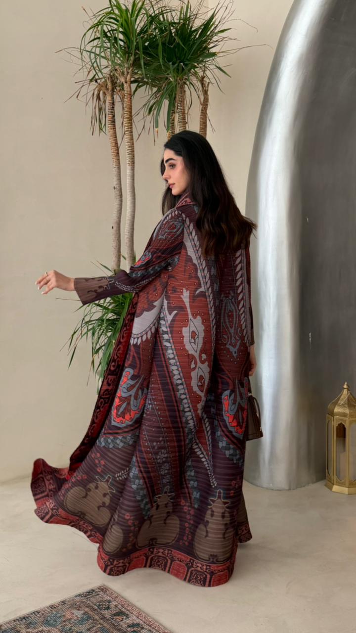 PLEATED ABAYA - HANGER