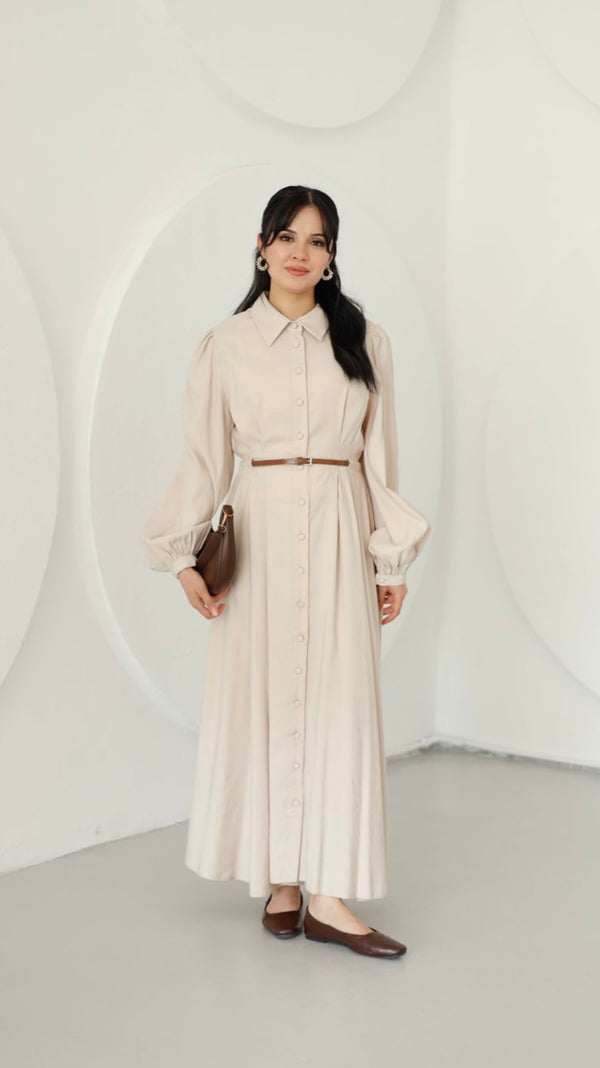 Belted dress LA837 - HANGER