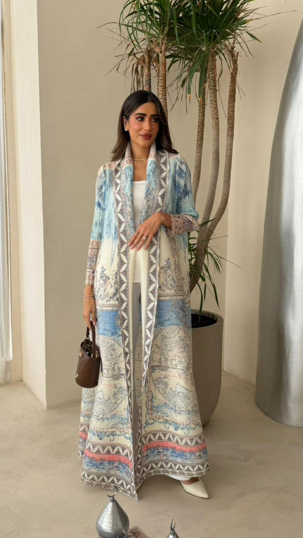 PLEATED ABAYA - HANGER