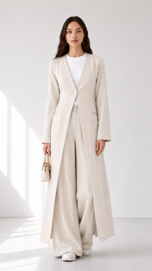 Linen Long Set 1004 - HANGER