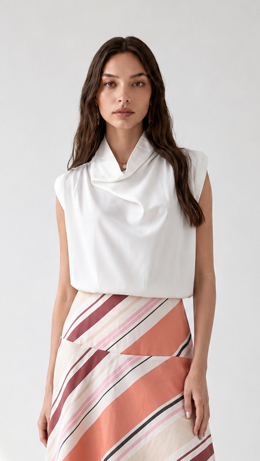 Satin Blouse 260534 - HANGER