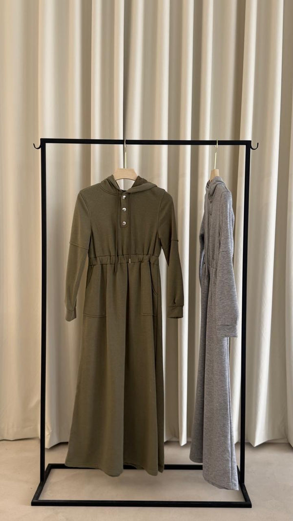 HOODIE DRESS N4287 - HANGER