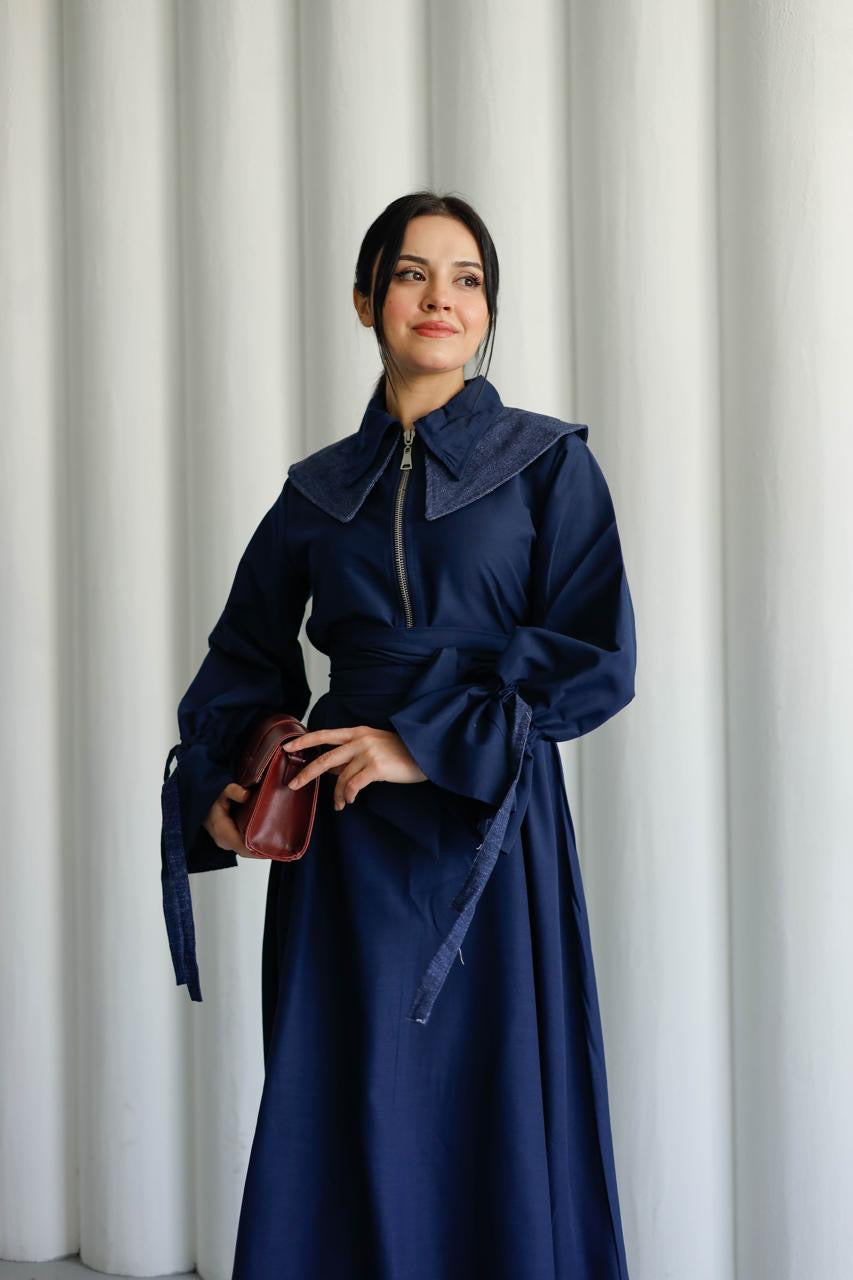 Belted dress Y 1819 - HANGER