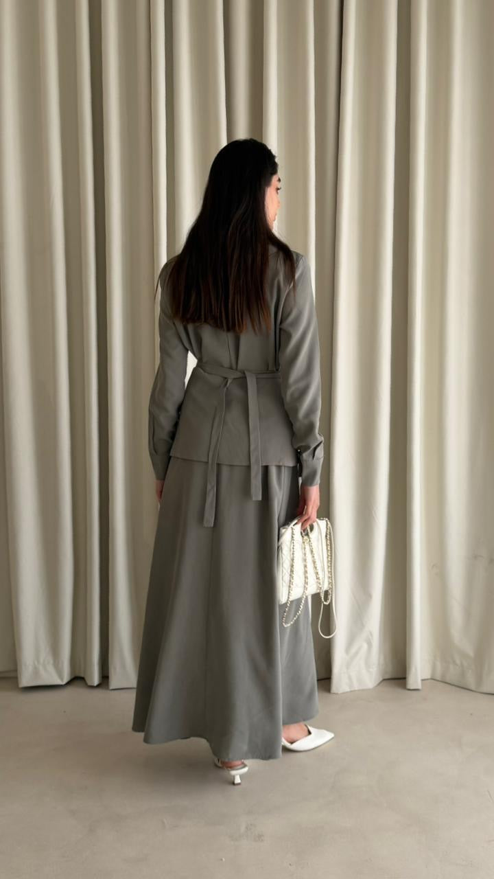 BELTED DRESS N4331 - HANGER