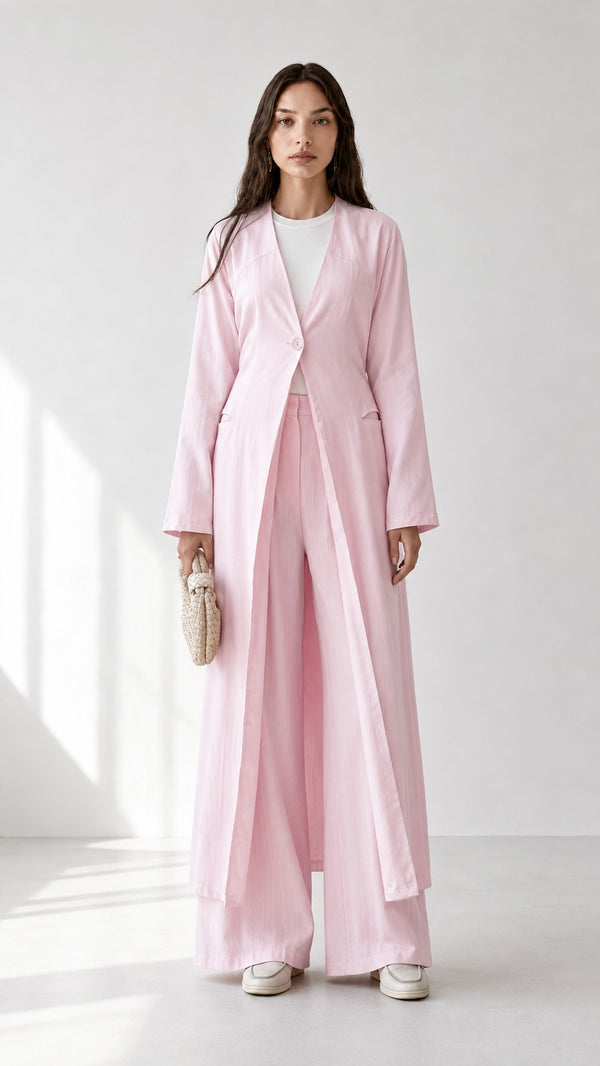 Linen Long Set 1004 - HANGER