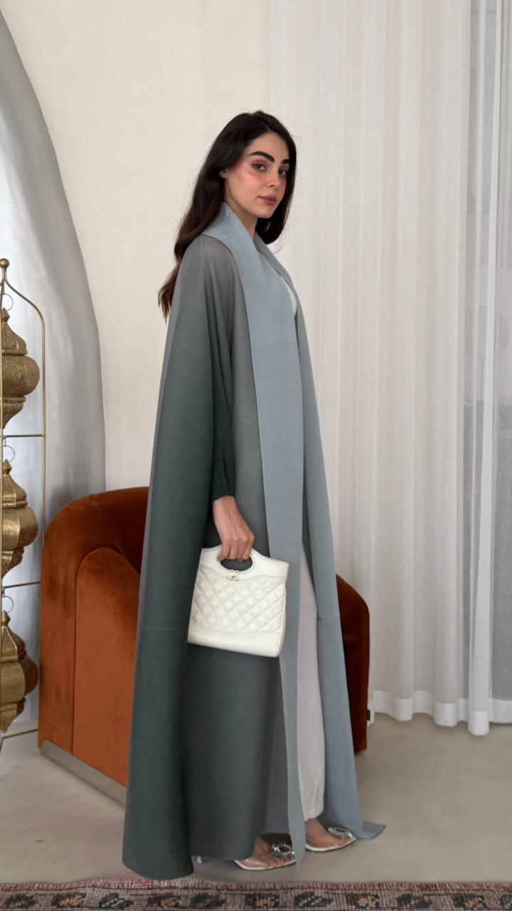 PLEATED ABAYA OMBRE - HANGER