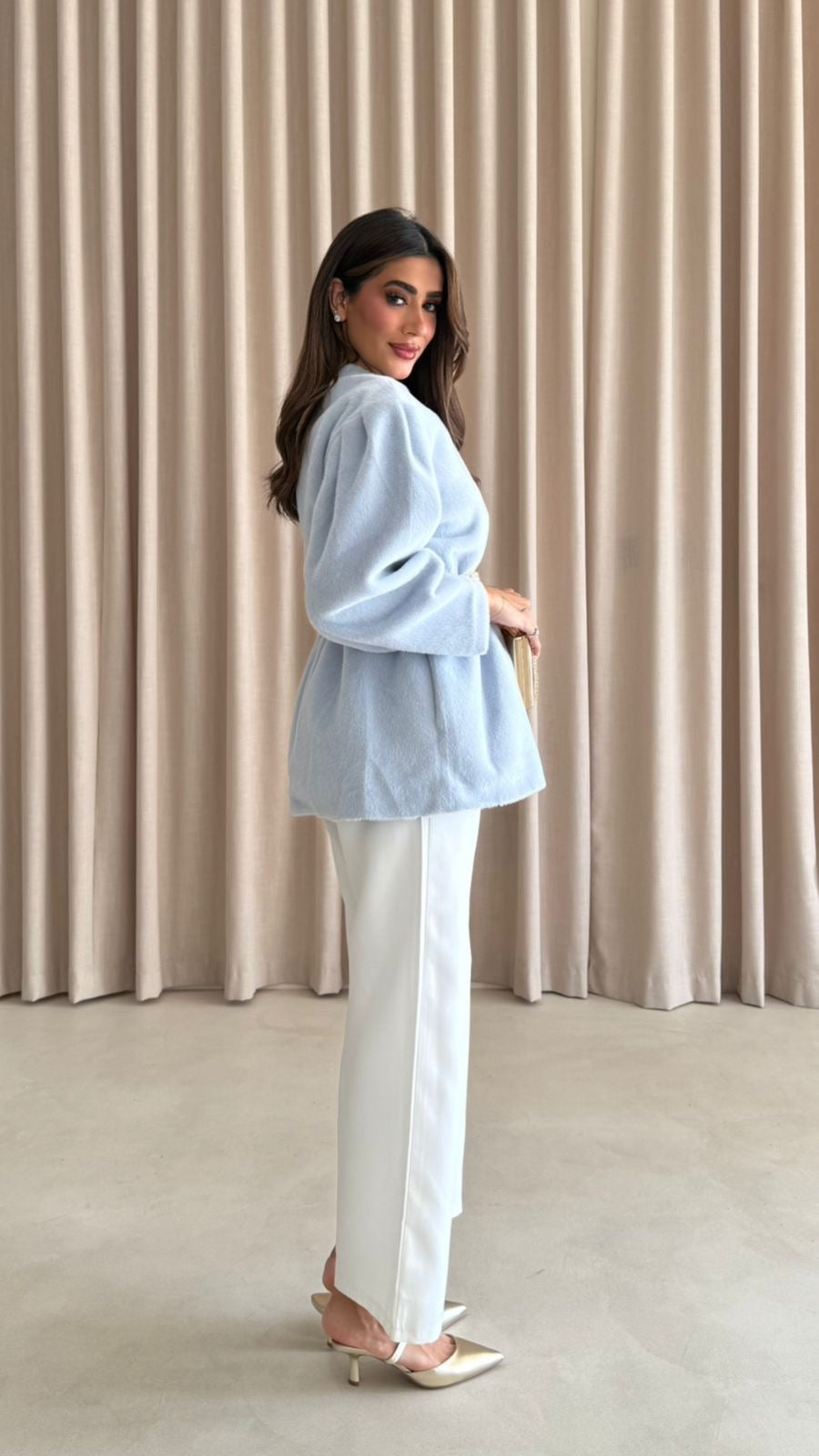 GOLD BUTTON JACKET K-6162
