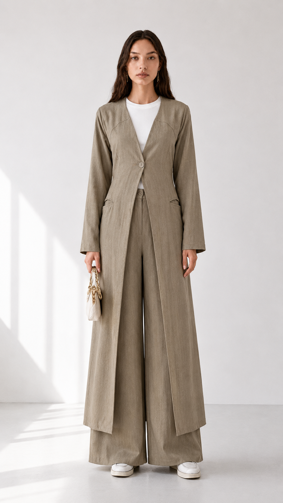 Linen Long Set 1004
