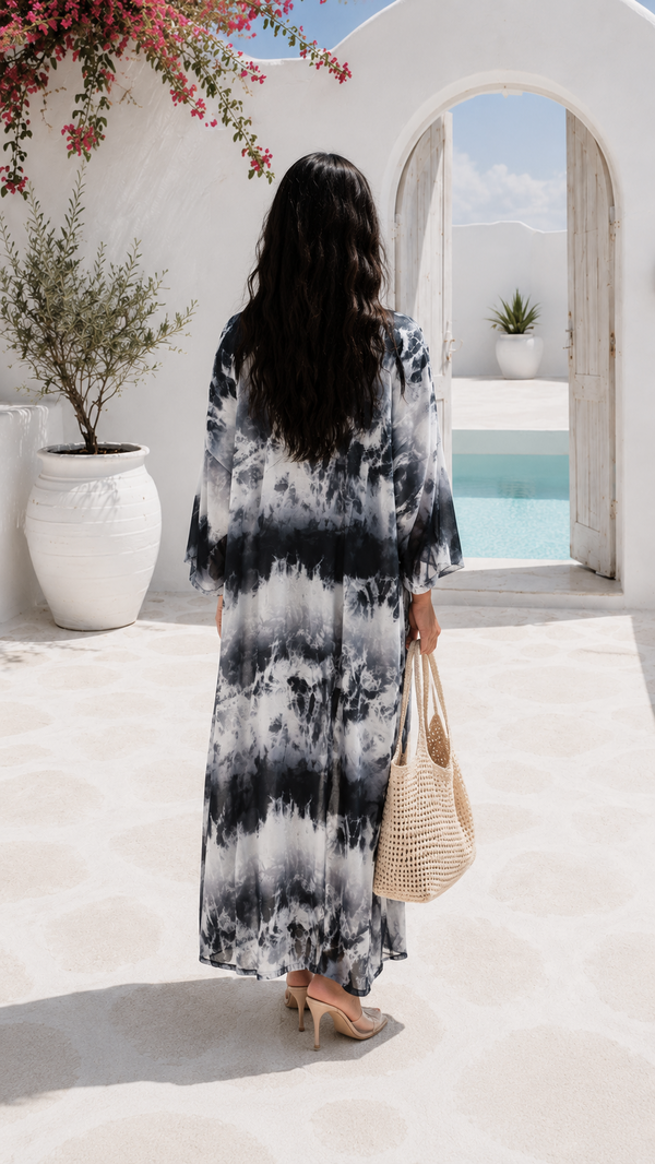 Noire Kimono Burkini Set - HANGER