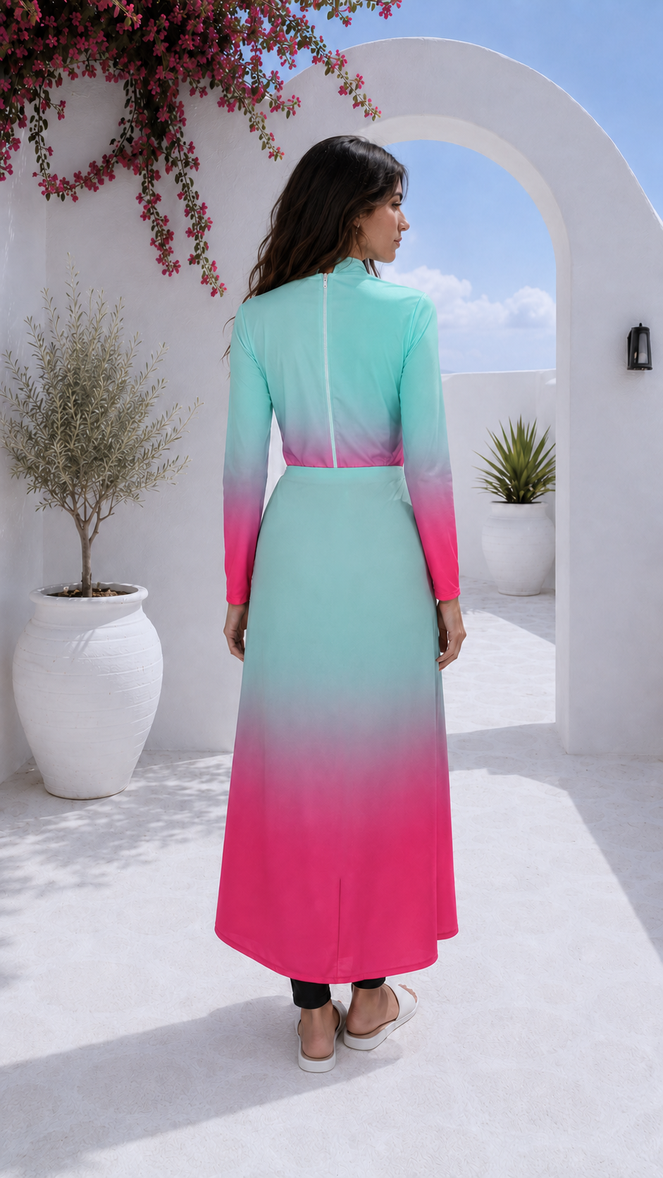 Azure Burkini Set