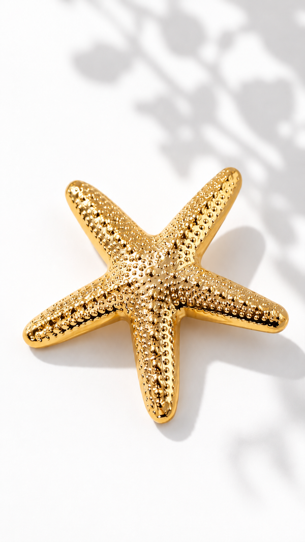 Starfish Brooch Pin 1583 (Acc) - HANGER