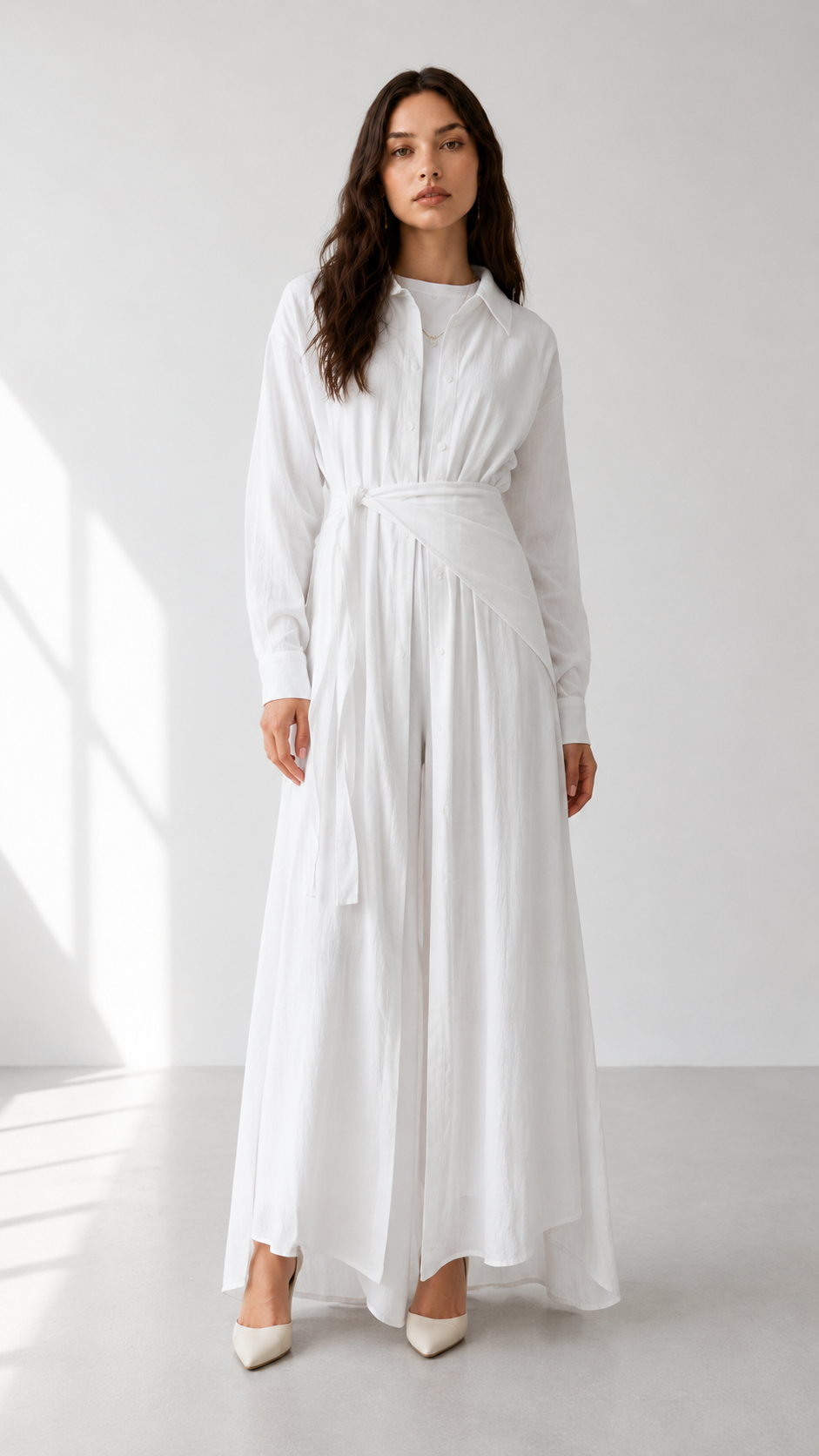 Linen 4 piece Shirt Set 1003