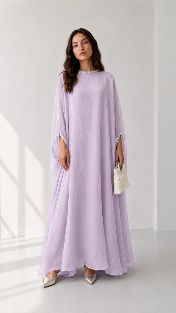 DRESS WITH INNER YA 26146 - HANGER