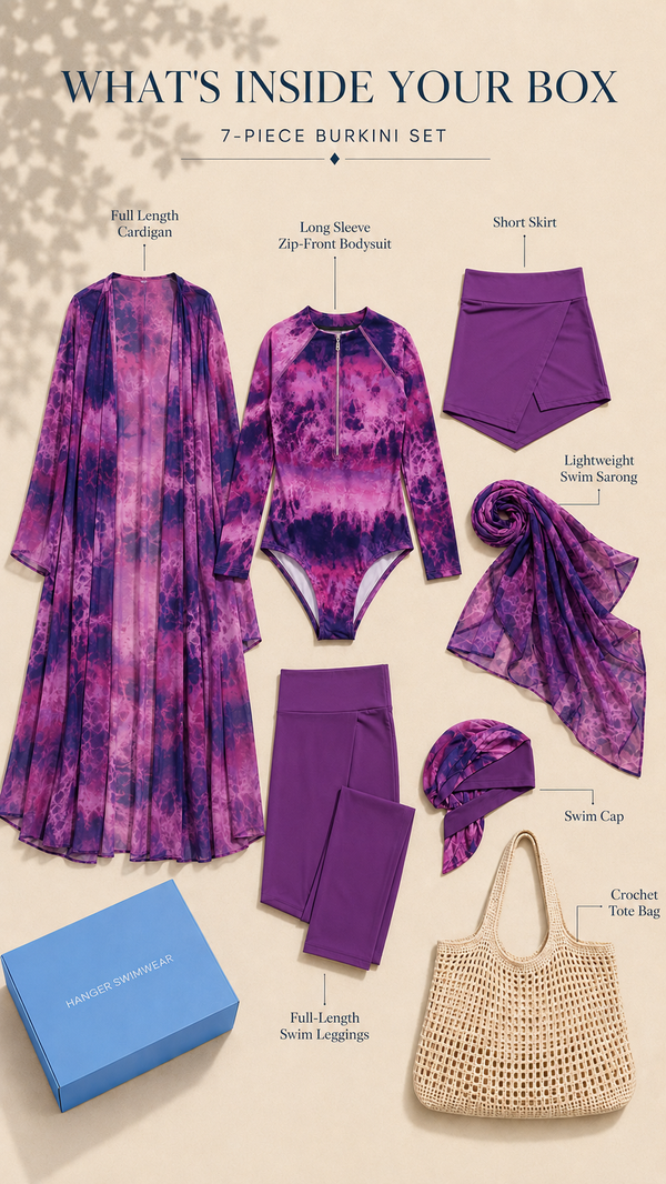 Amora Kimono Burkini Set - HANGER