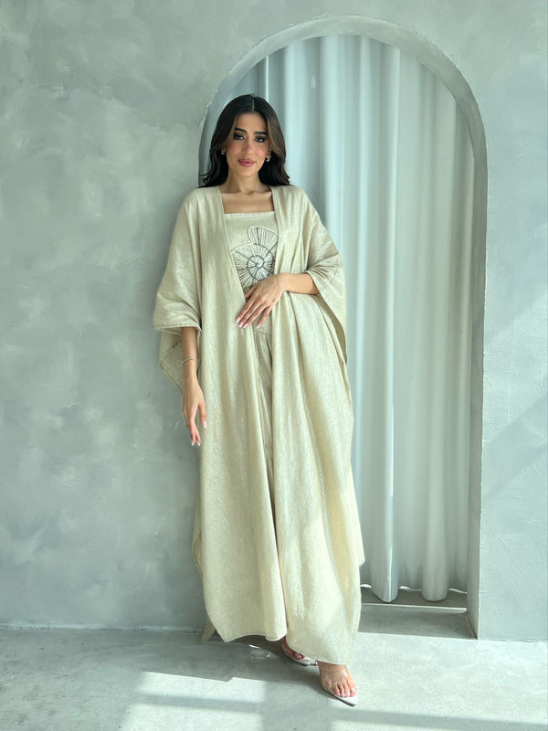 Kuwaiti abaya dress F 4181